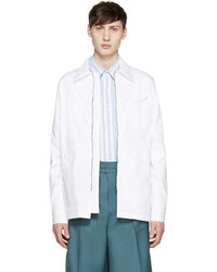 Мужская белая легкая куртка от Acne Studios