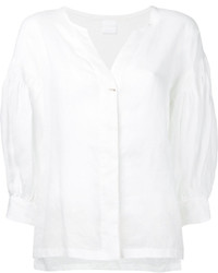 Белая льняная блузка от CITYSHOP