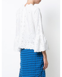 Белая льняная блузка от Ulla Johnson