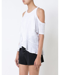 Белая льняная блузка от A.L.C.