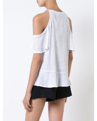 Белая льняная блузка от A.L.C.