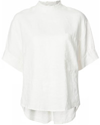 Белая льняная блузка от OSKLEN