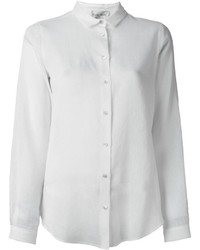 Женская белая льняная классическая рубашка от Forte Forte