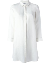 Женская белая льняная классическая рубашка от Max Mara
