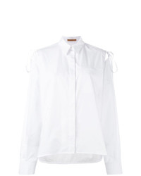 Женская белая льняная классическая рубашка от Nehera