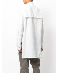 Мужская белая льняная рубашка с длинным рукавом от Lost & Found Rooms
