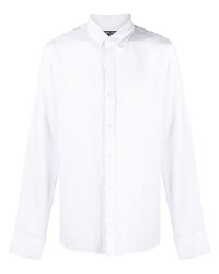 Мужская белая льняная рубашка с длинным рукавом от MICHAEL Michael Kors