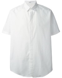 Мужская белая льняная рубашка с коротким рукавом от Joseph