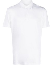 Мужская белая льняная футболка-поло от Majestic Filatures