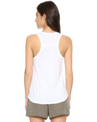 Женская белая майка c бахромой от Splendid