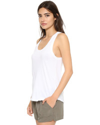 Женская белая майка c бахромой от Splendid