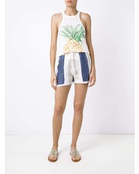 Женская белая майка с принтом от Martha Medeiros