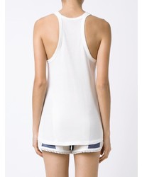 Женская белая майка с принтом от Martha Medeiros