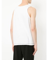 Мужская белая майка с принтом от Zambesi