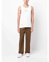 Мужская белая майка с принтом от Izzue