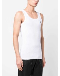 Мужская белая майка с принтом от Raf Simons