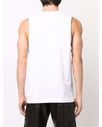 Мужская белая майка с принтом от Helmut Lang