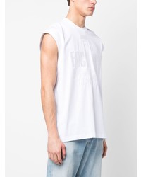 Мужская белая майка с принтом от VTMNTS