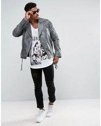 Мужская белая майка с принтом от Religion