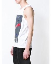 Мужская белая майка с принтом от Ktz