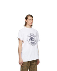 Мужская белая майка с принтом от Martine Rose