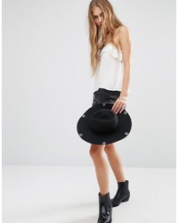 Женская белая майка с рюшами от Mango