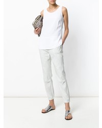 Женская белая майка от Lorena Antoniazzi