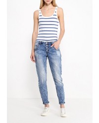 Женская белая майка от Broadway