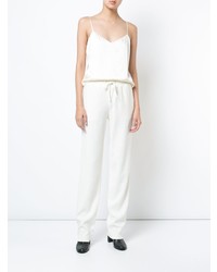 Женская белая майка от Sally Lapointe