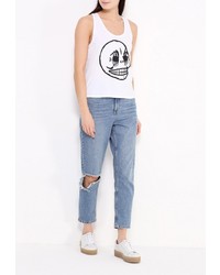 Женская белая майка от Cheap Monday