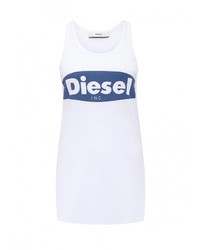 Женская белая майка от Diesel