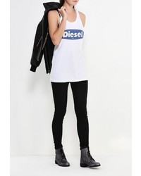 Женская белая майка от Diesel