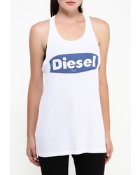 Женская белая майка от Diesel