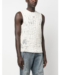 Мужская белая майка от Diesel