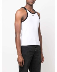 Мужская белая майка от Courrèges