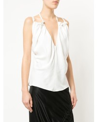 Женская белая майка от CHRISTOPHER ESBER