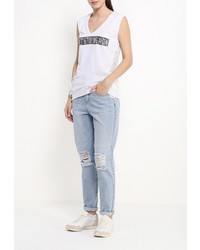 Женская белая майка от Gas