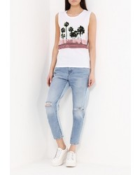 Женская белая майка от Guess Jeans