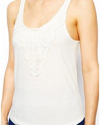 Женская белая майка от Jack Wills