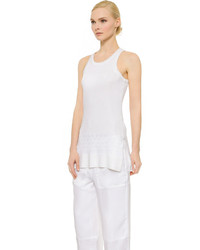 Женская белая майка от Edun