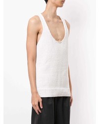 Мужская белая майка от Bottega Veneta