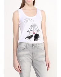 Женская белая майка от Liu Jo