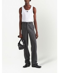 Мужская белая майка от Prada