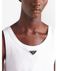 Мужская белая майка от Prada