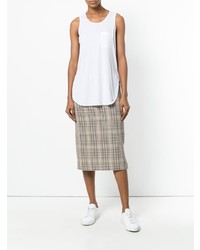 Женская белая майка от Woolrich