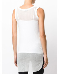 Женская белая майка от Ann Demeulemeester