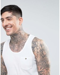 Мужская белая майка от Brave Soul