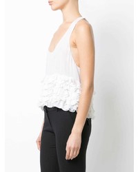 Женская белая майка от Thomas Wylde