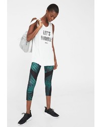 Женская белая майка от Mango