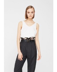 Женская белая майка от Mango